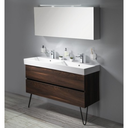 Sapho CLOE szafka z lustrem z oświetleniem LED 120x50x18cm biała CE120-0030