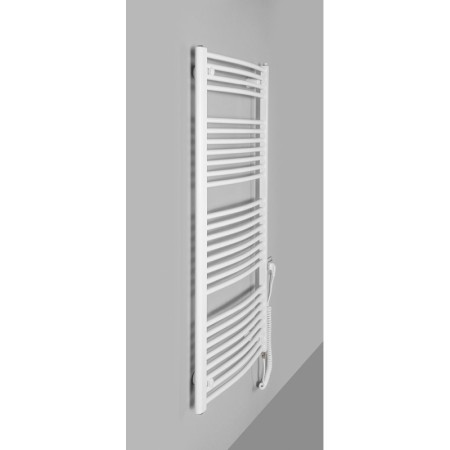Aqualine ORBIT-E grzejnik elektryczny obły 600x1320 mm 600 W biały ILEO36T