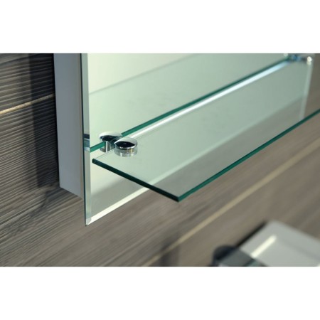 Aqualine Lustro z oświetleniem LED i półką 60x80cm wyłącznik ATH53