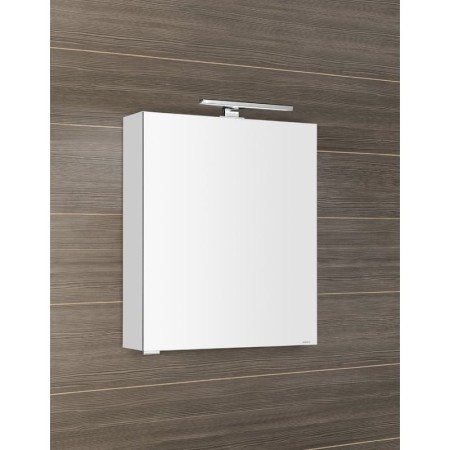 Sapho MIRRÓ szafka z lustrem oświetlenie LED 60x70x16cm lewa/prawa biała MC060-0030