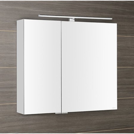 Sapho MIRRÓ szafka z lustrem oświetlenie LED 80x70x16cm biała MC080-0030