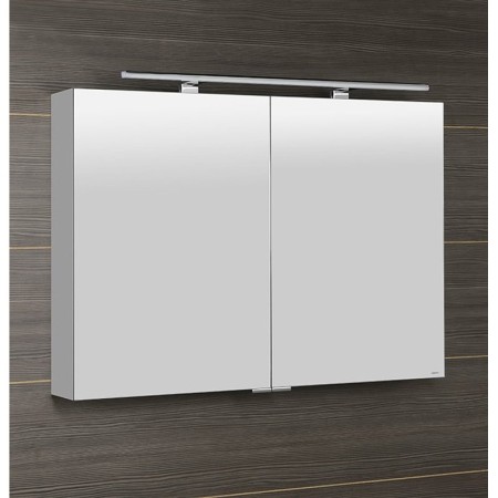 Sapho MIRRÓ szafka z lustrem oświetlenie LED 100x70x16cm biała MC100-0030