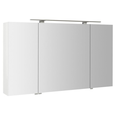 Sapho MIRRÓ szafka z lustrem oświetlenie LED 3 drzwiczki 120x70x16cm biała MC121-0030