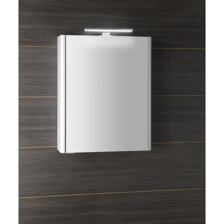 Sapho LUCIE szafka z lustrem z oświetleniem LED 55x70x17cm biała LU055-0030