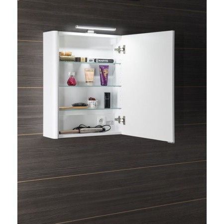 Sapho LUCIE szafka z lustrem z oświetleniem LED 55x70x17cm biała LU055-0030