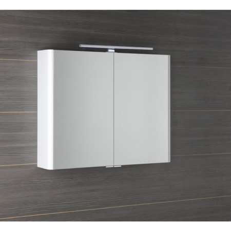 Sapho LUCIE szafka z lustrem z oświetleniem LED 86x70x17cm biała LU085-0030