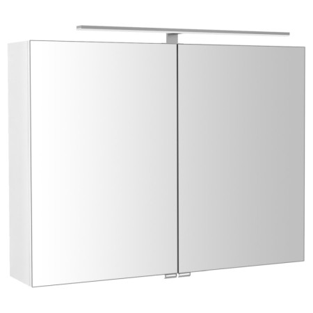 Sapho RIWA LED szafka z lustrem oświetlenie LED 81x70x17cm biały połysk RIW080-0030