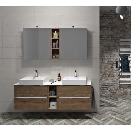 Sapho ODETTA szafka wisząca dolna 20x50x43.5cm sosna rustykalna DT200-1616