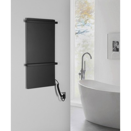Sapho ELMIS Elektryczna suszarka na ręczniki 400x800mm 120W aluminium antracyt EB430