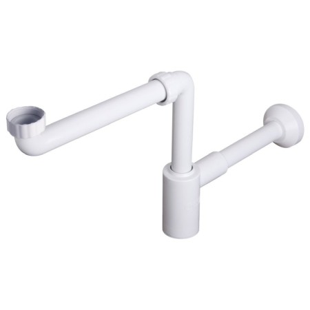 Bruckner CRONO Syfon umywalkowy meblowy 5/4" - 32mm biały 151.124.0