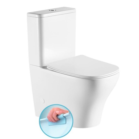 Sapho BELLO RIMLESS WC kompakt WC odplyw uniwersalny PC103WR