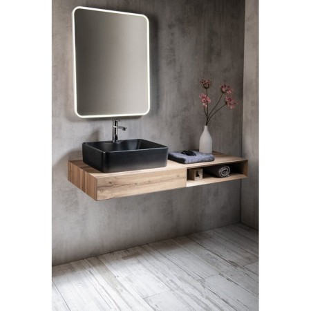 Sapho MORIAN szafka umywalkowa 120x14x48cm dąb lewa MR112