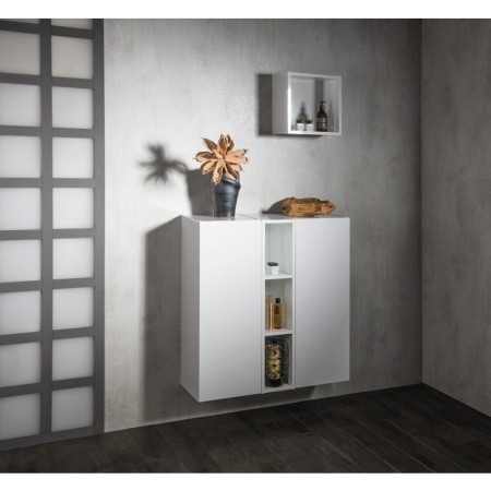Sapho ESPACE szafka otwarta z półkami 20x94x22cm wiąz Bardini ESC130-1313