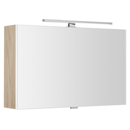 Sapho CLOE szafka z lustrem z oświetleniem LED 80x50x18cm wiąz Bardini CE080-0013