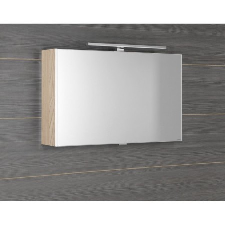 Sapho CLOE szafka z lustrem z oświetleniem LED 80x50x18cm wiąz Bardini CE080-0013