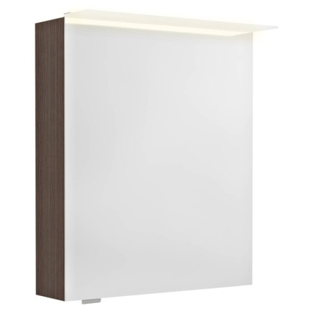 Sapho LINEX szafka z lustrem oświetlenie LED 60x70x15cm lewa/prawa sosna rustykalna LX060-0016