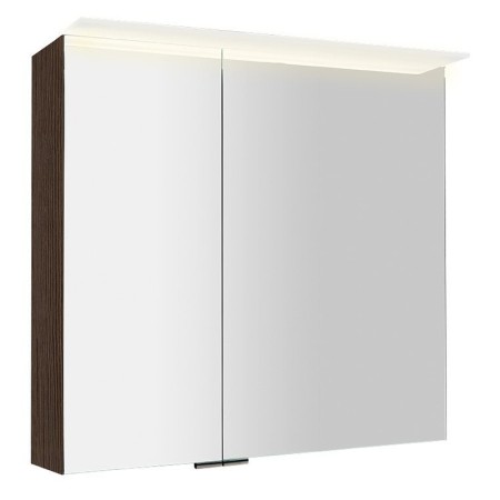 Sapho LINEX szafka z lustremoświetlenie LED 80x70x15cm sosna rustykalna LX080-0016
