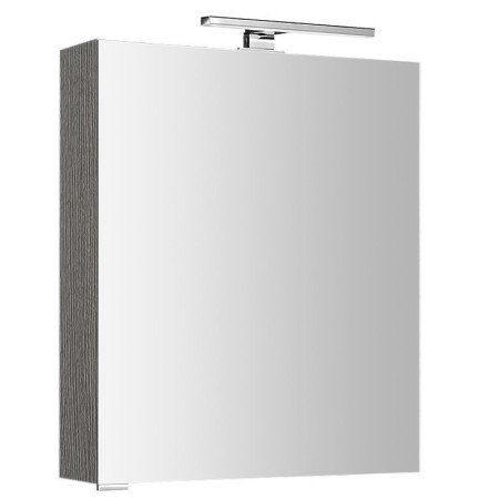 Sapho MIRRÓ szafka z lustrem oświetlenie LED 60x70x16cm lewa/prawa dąb srebrny MC060-0011