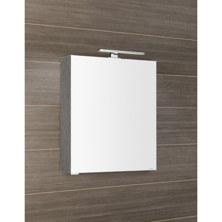Sapho MIRRÓ szafka z lustrem oświetlenie LED 60x70x16cm lewa/prawa dąb srebrny MC060-0011