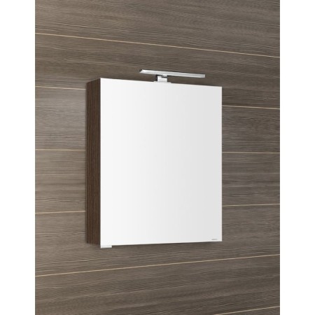 Sapho MIRRÓ szafka z lustrem oświetlenie LED 60x70x16cm lewa/prawa sosna rustykalna MC060-0016