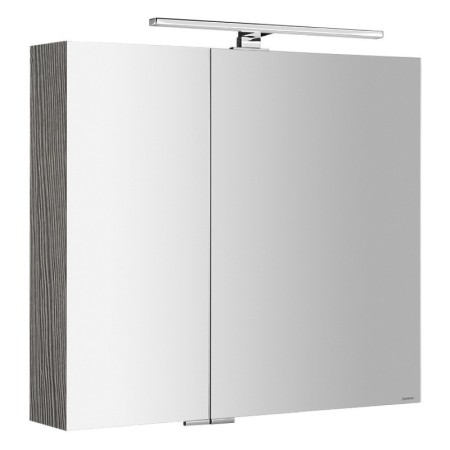 Sapho MIRRÓ szafka z lustrem z oświetleniem LED 80x70x16cm dąb srebrny MC080-0011