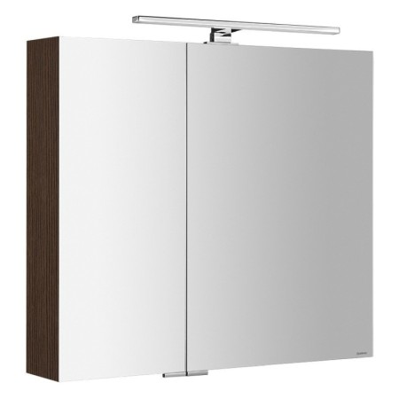 Sapho MIRRÓ szafka z lustrem z oświetleniem LED 80x70x16cm sosna rustykalna MC080-0016