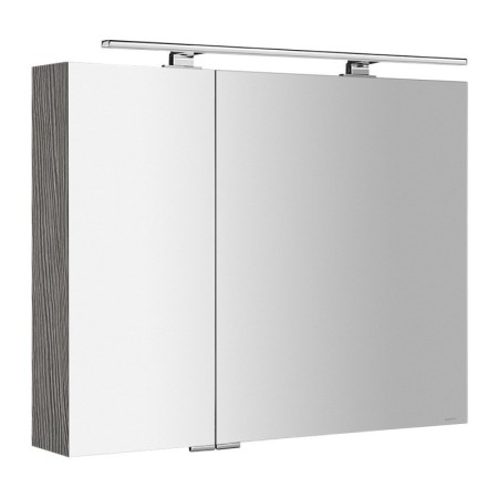 Sapho MIRRÓ szafka z lustrem z oświetleniem LED 90x70x16cm dąb srebrny MC090-0011