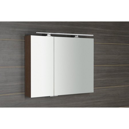 Sapho MIRRÓ szafka z lustrem z oświetleniem LED 90x70x16cm sosna rustykalna MC090-0016