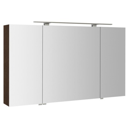 Sapho MIRRÓ szafka z lustrem oświetlenie LED 3 drzwiczki 120x70x16cm sosna rustykalna MC121-0016