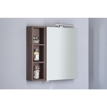 Sapho RIWA szafka z lustrem oświetlenie LED 60x70x17cm sosna rustykalna RIW060-0016