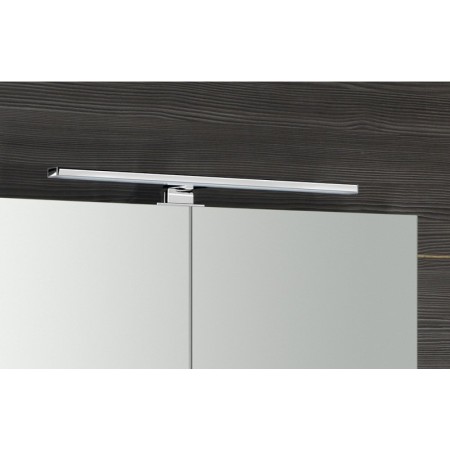 Sapho RIWA szafka z lustrem oświetlenie LED 81x70x17cm dąb srebrny RIW080-0011