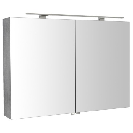 Sapho RIWA szafka z lustrem oświetlenie LED 101x70x17cm dąb srebrny RIW100-0011