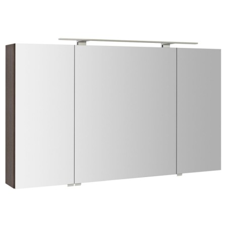 Sapho RIWA szafka z lustrem oświetlenie LED 3 drzwiczki 121x70x17cm sosna rustykalna RIW120-0016