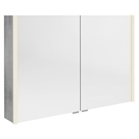 Sapho ALIX szafka z lustrem oświetlenieLED 106x70x17.5cm dąb srebrny AX106-0011