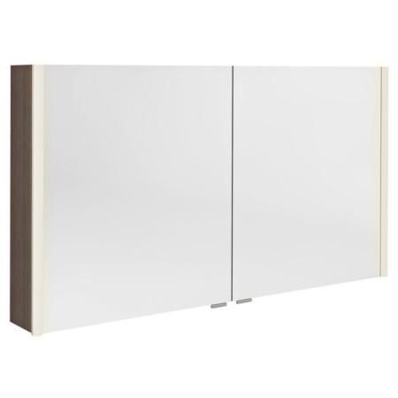 Sapho ALIX szafka z lustrem oświetlenie LED 2x drzwiczki 126x70x17.5cm sosna rustykalna AX126-0016