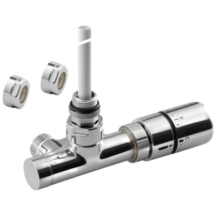 Sapho MONO ONE zestaw przyłączeniowy termostatyczny jednopunktowy 40mm chrom CP2050S