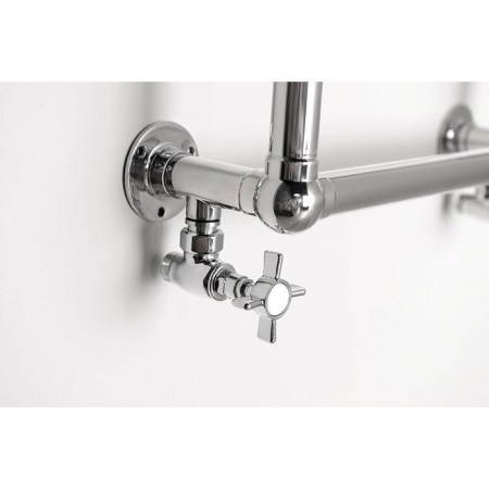 Sapho STAR zestaw przyłączeniowy chrom CP5020S