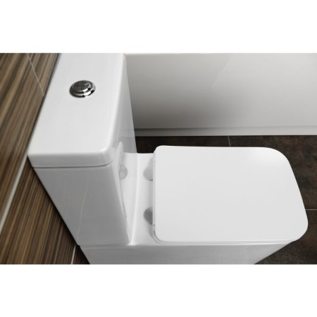 Sapho PORTO WC kompakt WC Rimless ze spłuczką uniwersalny odplyw PC102WR