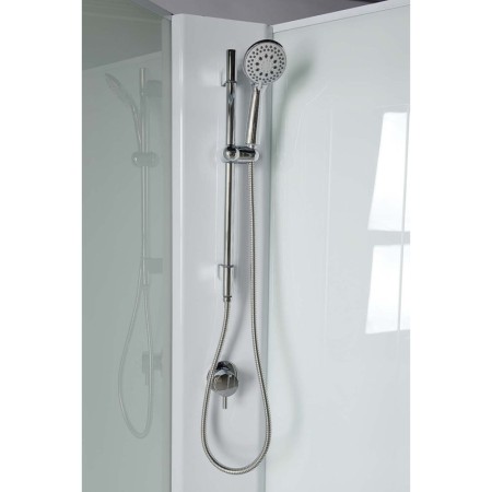 Aqualine AIGO Brodzik 900x900 mm akcesoria syfon uchwyt prysznicowy i prysznic część 1/4 YB93-1
