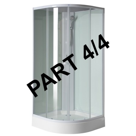 Aqualine AIGO Aluminiowy profil narożny bateria prysznicowa część 4/4 YB93-4