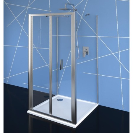 Polysan EASY LINE kabina prysznicowa trójścienna 1000x800mm drzwi składane L/P szkło czyste EL1910EL3215EL3215
