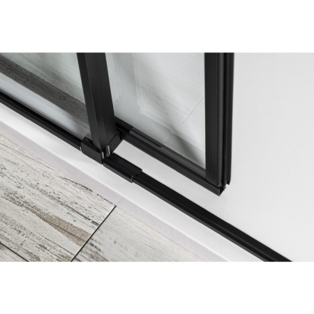 Polysan ALTIS LINE BLACK prostokątna kabina prysznicowa 1300x800 mm wariant L/P AL4012BAL5912B