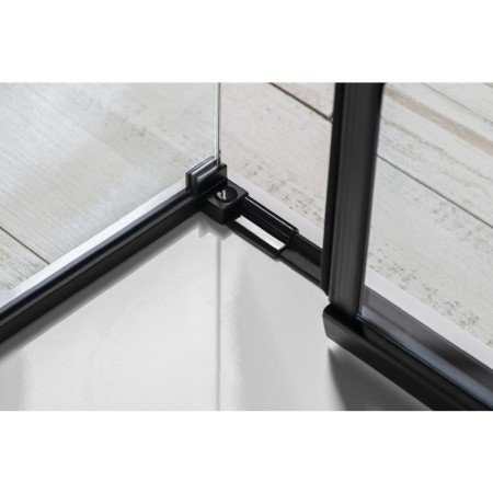 Polysan ALTIS LINE BLACK prostokątna kabina prysznicowa 1300x800 mm wariant L/P AL4012BAL5912B