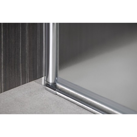 Aqualine PILOT drzwi prysznicowe obrotowe dwuskrzydłowe 800mm PT082
