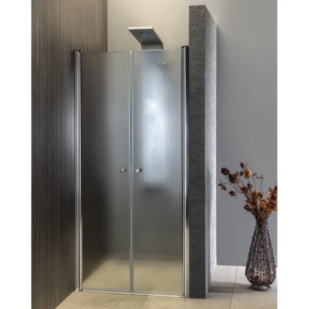 Aqualine PILOT drzwi prysznicowe obrotowe dwuskrzydłowe 900mm PT092
