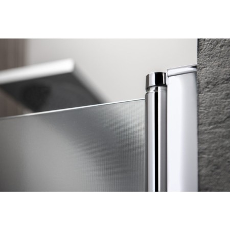 Aqualine PILOT drzwi prysznicowe obrotowe dwuskrzydłowe 900mm PT092