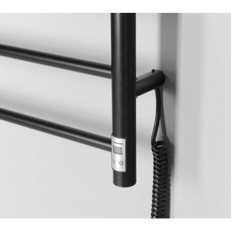 Sapho REDONDO elektryczna suszarka na ręczniki 630x1160 mm130 W czarny ER230BT