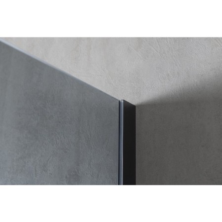 Gelco VARIO BLACK jednoczęściowa kabina przysznicowa Walk-In montaż przy ścianie szkło dymione 1400 mm GX1314GX1014