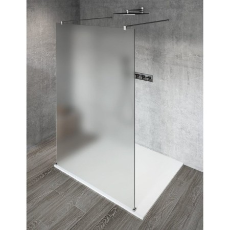 Gelco VARIO CHROME jednoczęściowa kabina przysznicowa Walk-In szkło matowe 900 mm GX1490GX2210