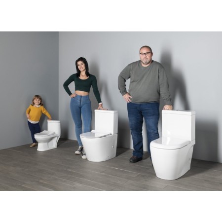 CREAVIT GRANDE kompakt WC XL odpływ poziomy/pionowy biały GR360